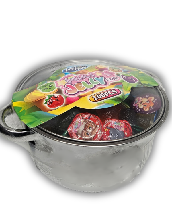Želinis saldainis Jelly Cup Pot, 100 vnt
