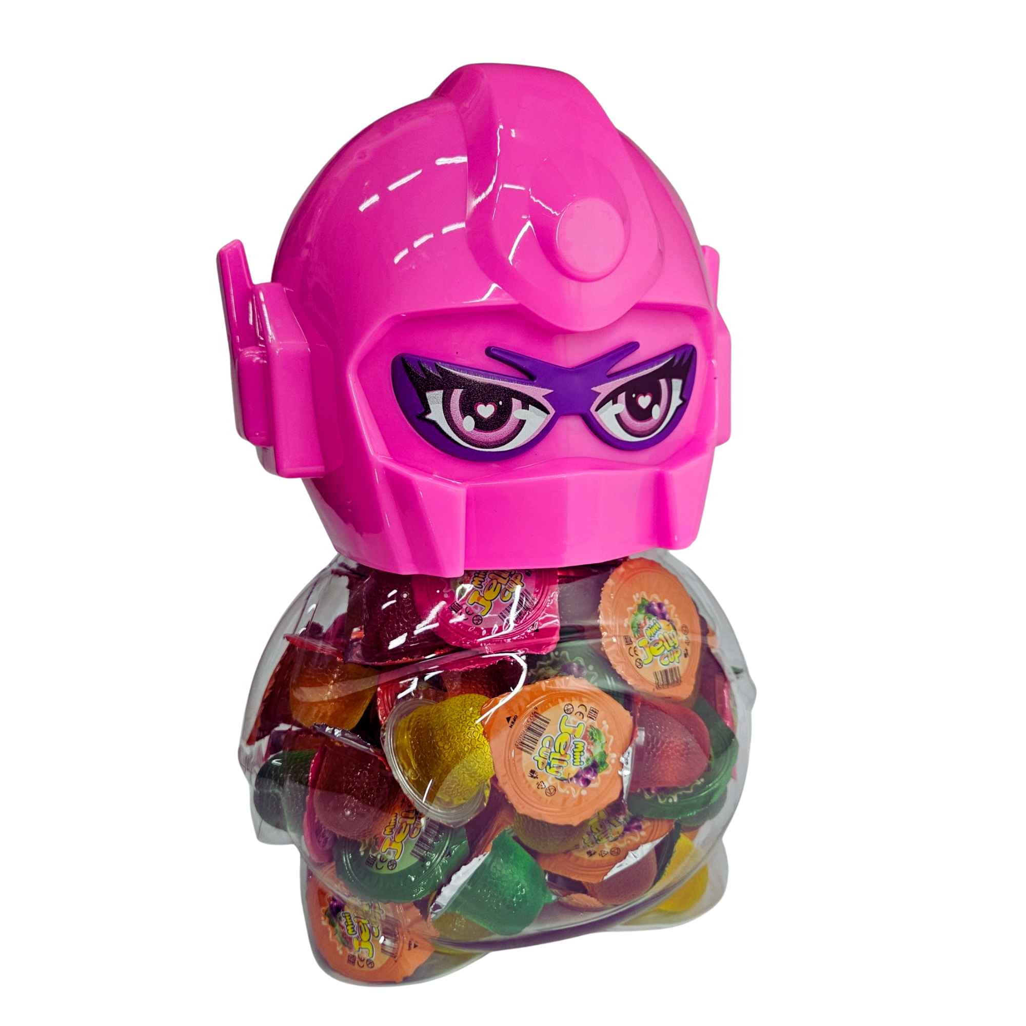 Želinis saldainis Jelly Cup Robot, 100 vnt