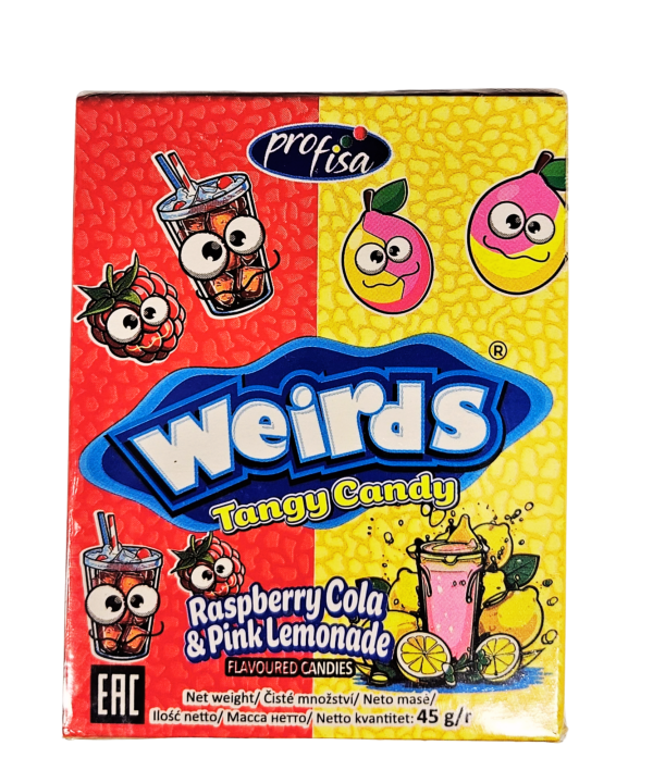 Saldainis Weirds Tangy Candy Raspberry Cola & Pink Lemonade