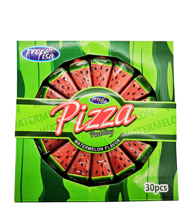Saldainis Jelly Pizza Watermelon, 30vnt