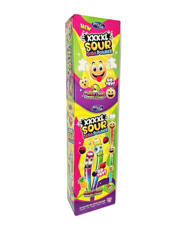 Saldainių milteliai XXXL Sour Soda Powder