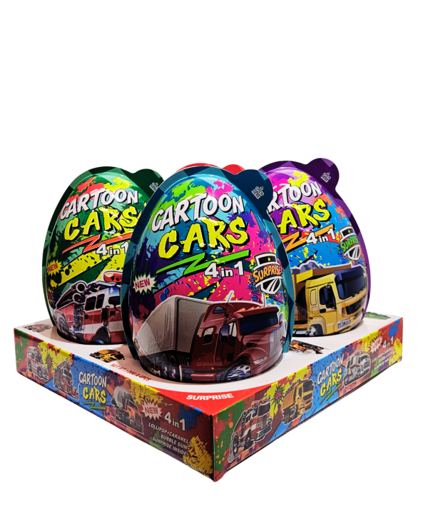 Siurprizų Kiaušiniai XXXL Cartoon Cars