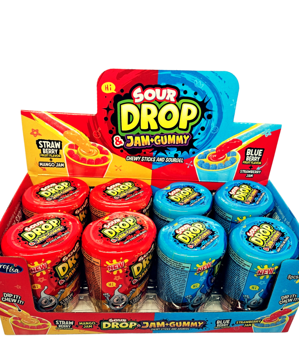 Saldainis Sour Drop Jam & Gummy