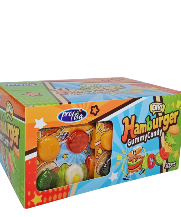 Saldainis Hamburger Gummy Candy