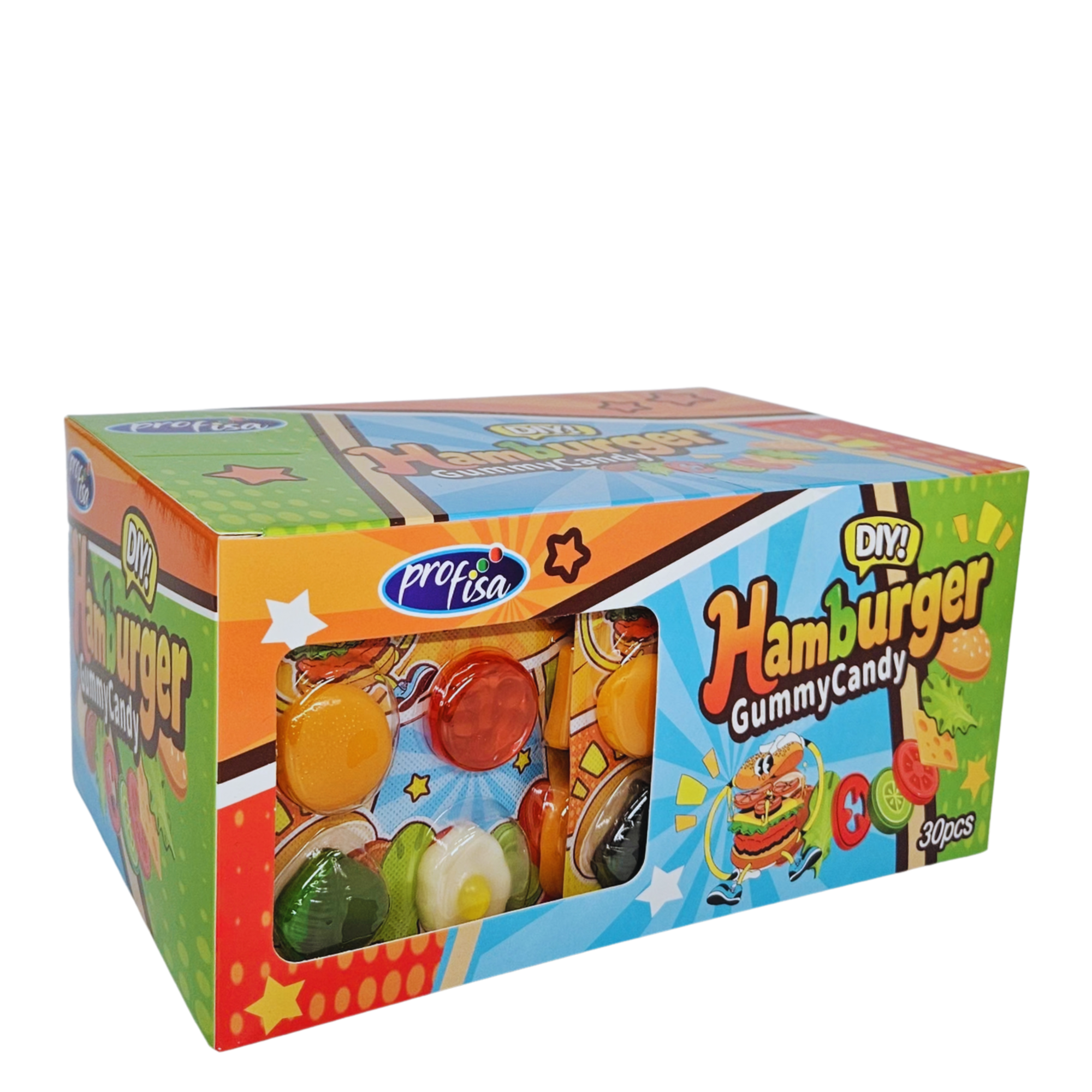 Saldainis Hamburger Gummy Candy