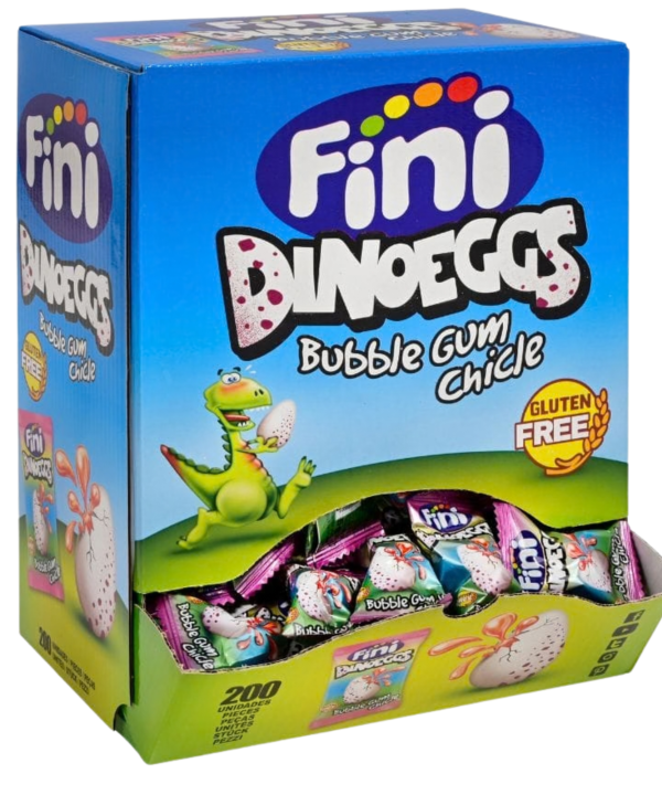Kramtoma guma Dino Eggs, 200vnt