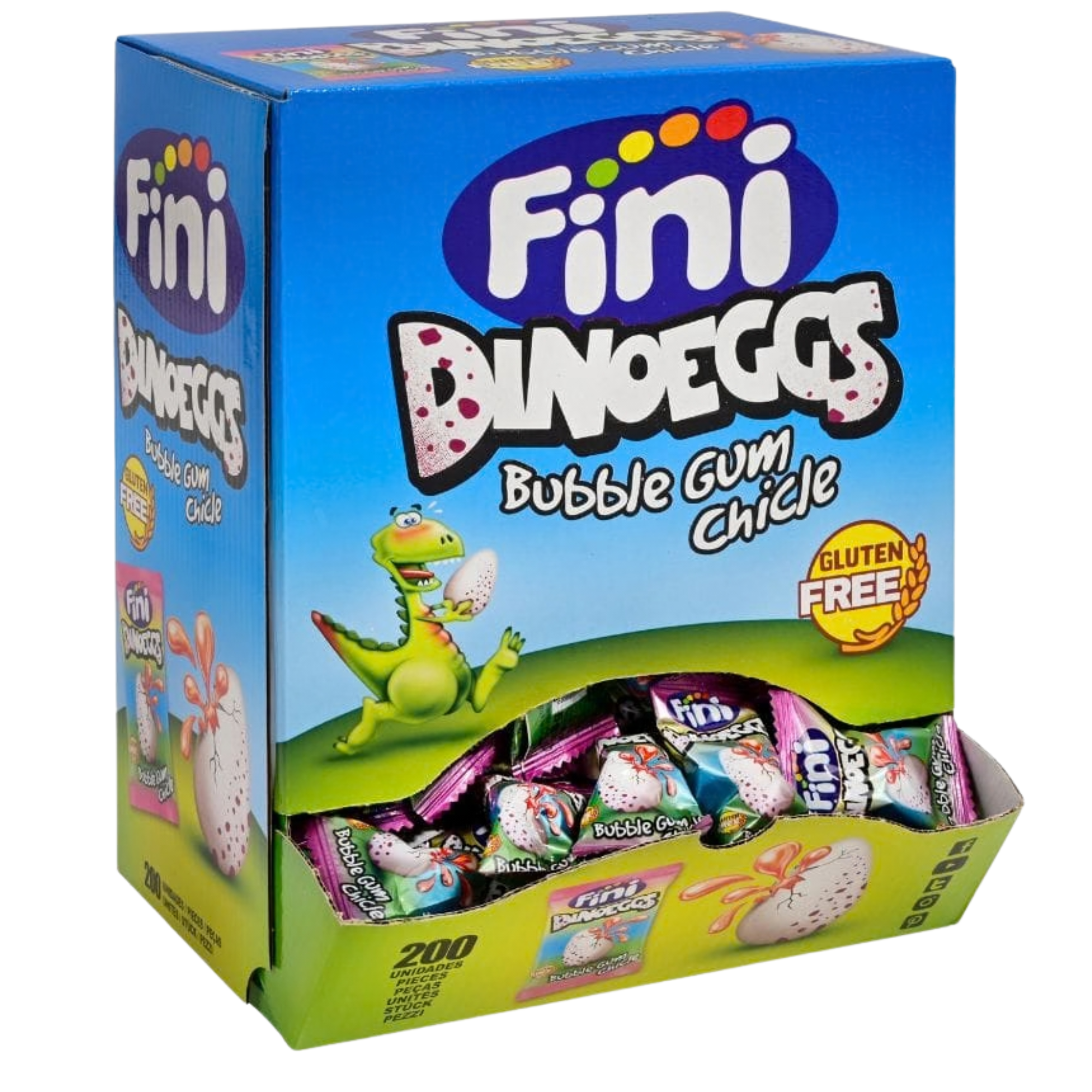 Kramtoma guma Dino Eggs, 200vnt