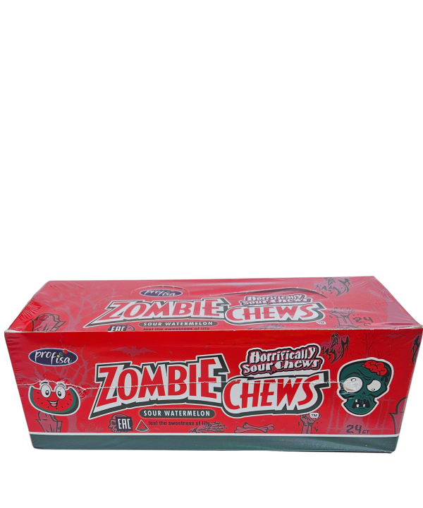 Saldainis Zombie Chews Watermelon, 24vnt