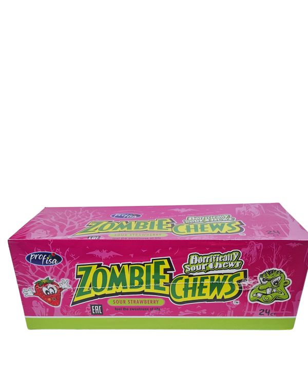Saldainis Zombie Chews Strawberry, 24vnt