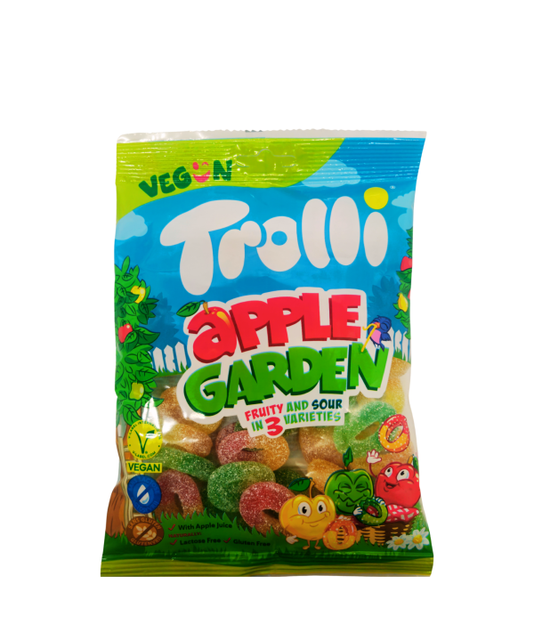 Trolli Obuolių ratukai guminukai