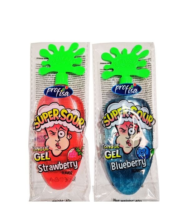 Tongue Gel Strawberry Flavor – skystas braškių skonio saldainis
