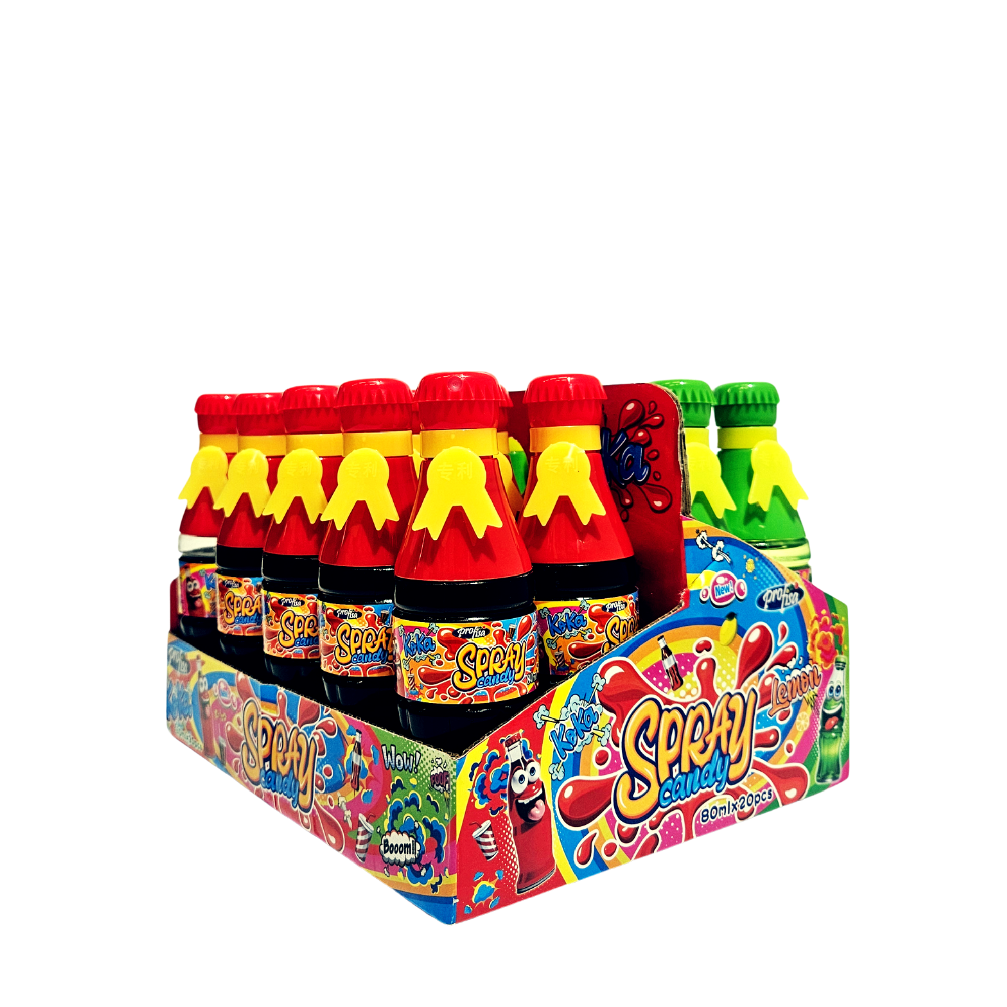 Skystas saldainis Spray Candy Koke&Lemon