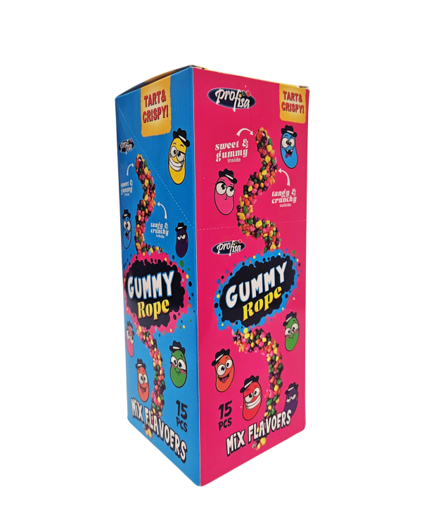 Guminukas Gummy Rope, 15vnt