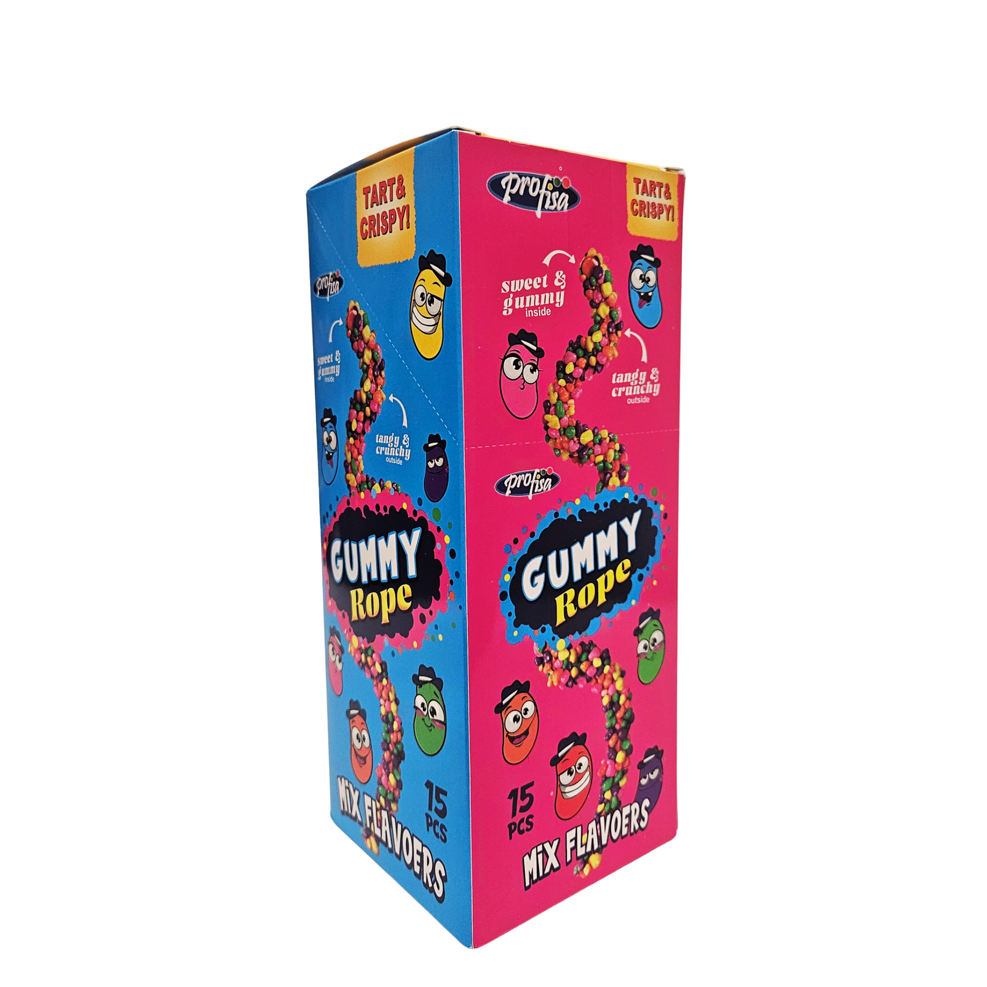 Guminukas Gummy Rope, 15vnt