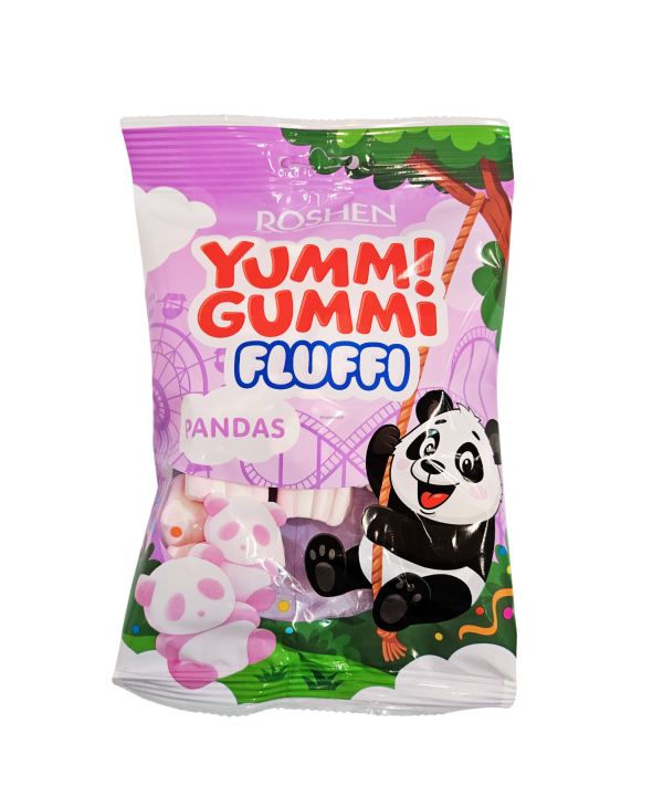 Yummi Gummi Fluffi Pandas zefyrai