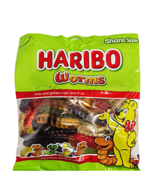 Haribo Worms vaisių skonio guminukai