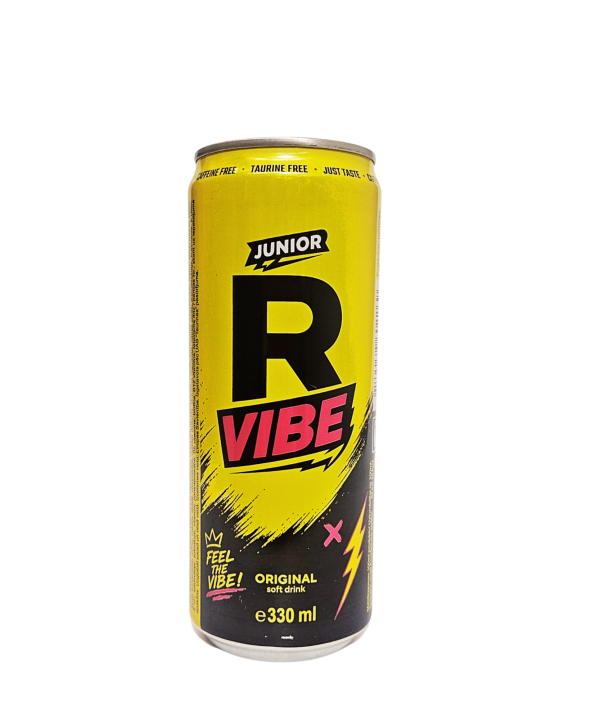 Junior R Vibes gaivusis gazuotas gėrimas su obuolių sultimis ir vitaminais