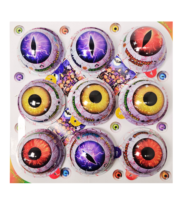 Siurprizas Halloween Eyes kamuolys su staigmena ir saldainiais
