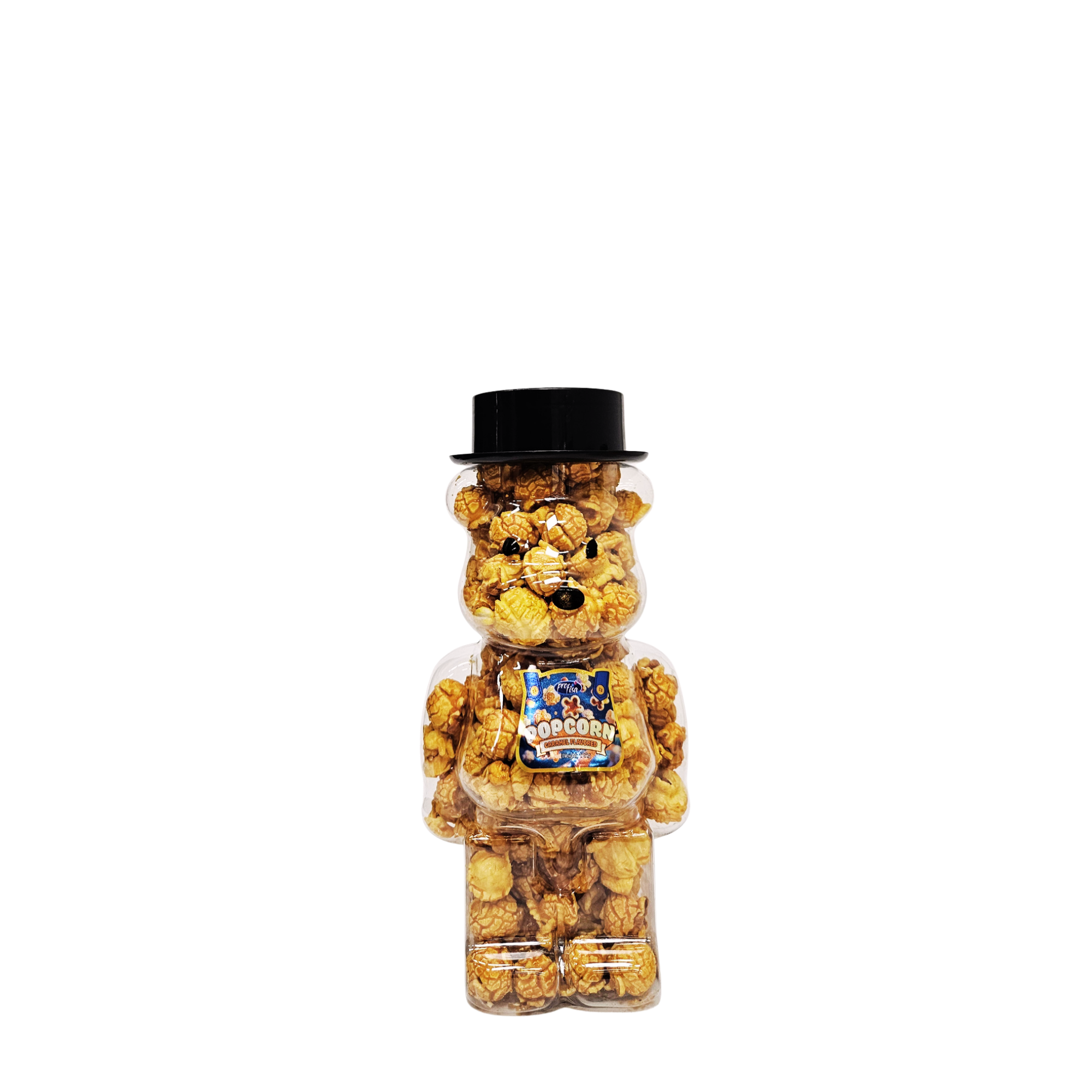 Karamelės skonio spragėsiai Bear
