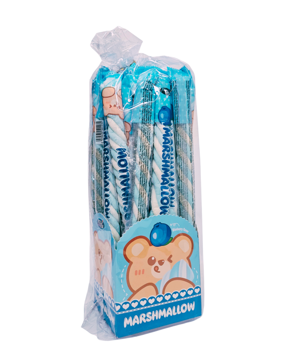 Bear Marshmallow mėlynių skonio zefyrai