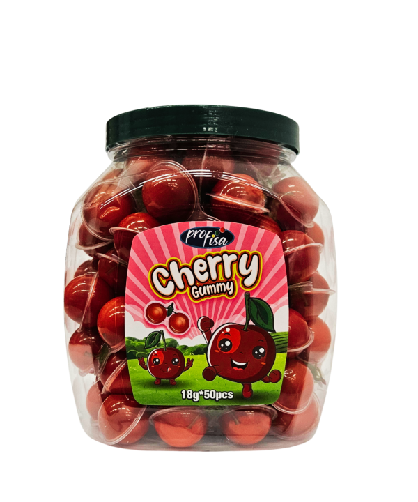 Cherry Gummy – vyšnių skonio guminukai, 50 vnt