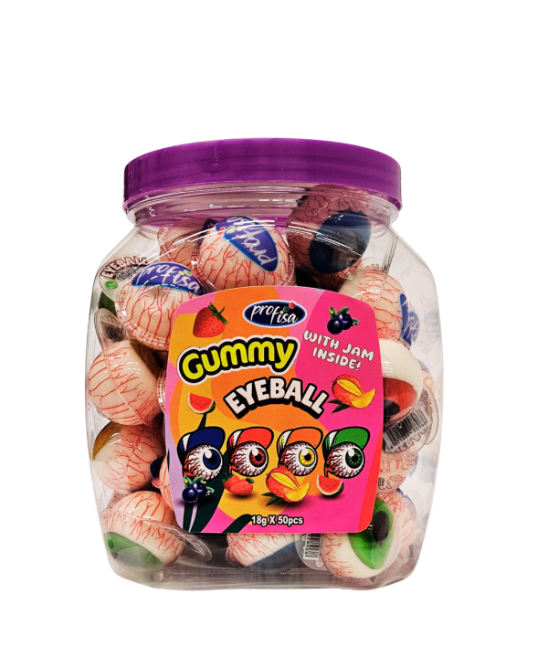 Gummy Eyeball – akies formos guminukai, 50 vnt