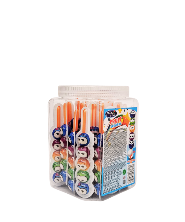 Fruit Skewers – spalvoti guminukai ant pagaliuko, 30 vnt.