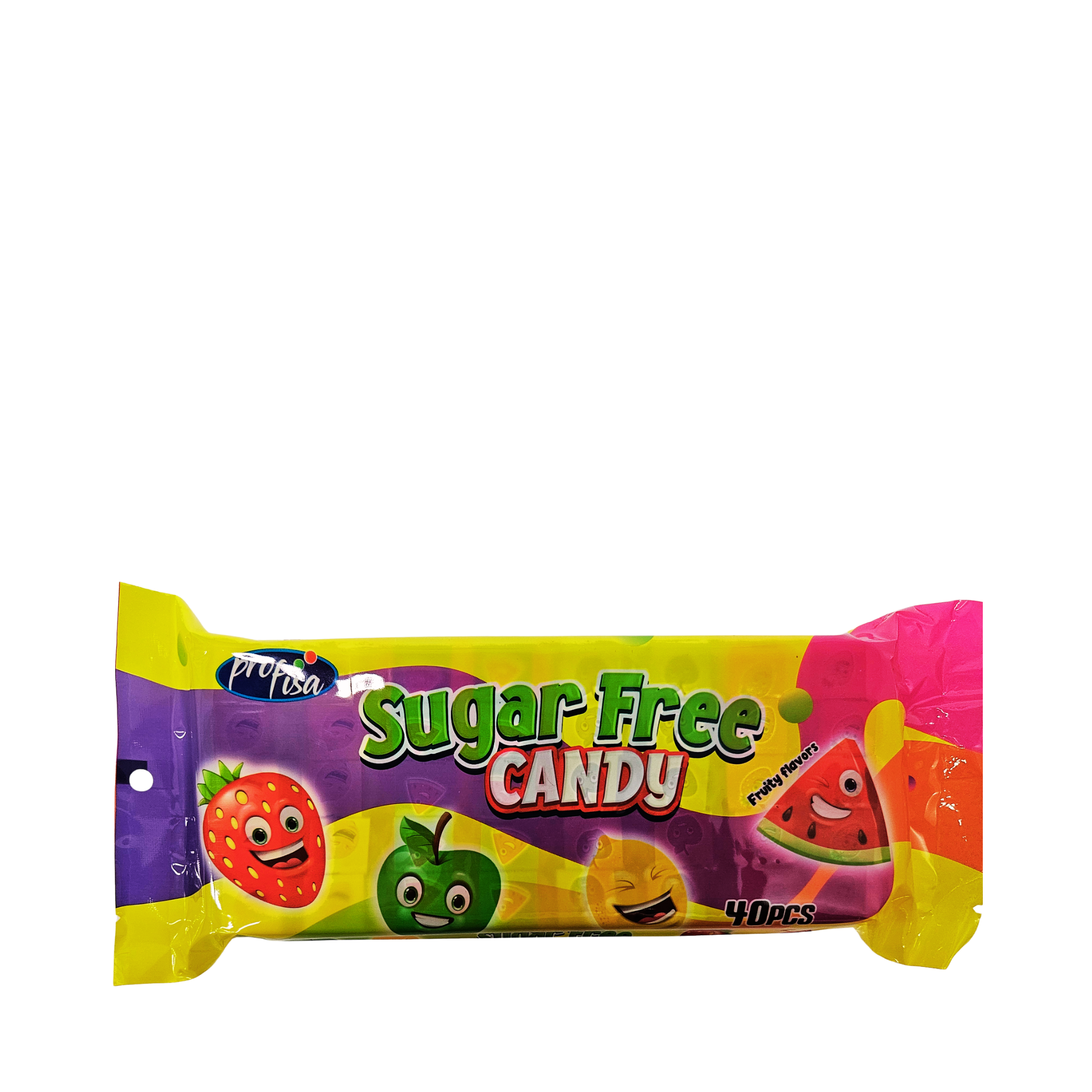 Sugar Free Mini Candy becukriai vaisių skonio dražė saldainiai, 40 vnt