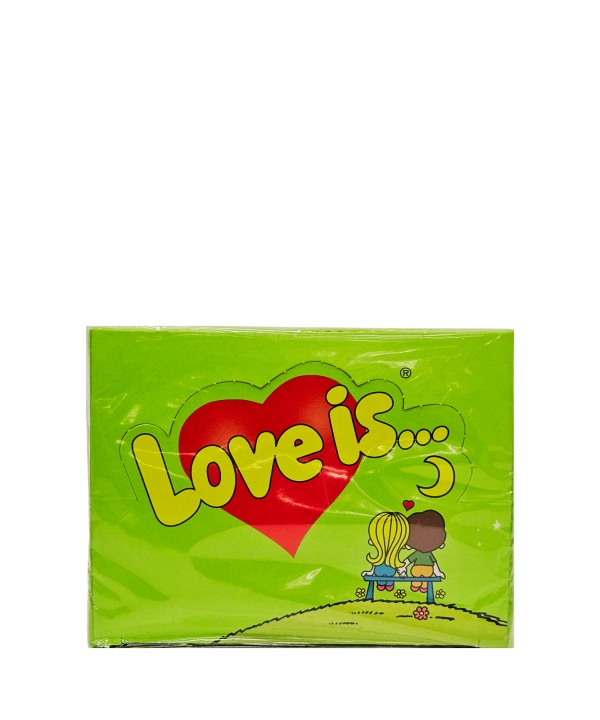 Love is... obuolių ir citrinų skonio kramtomoji guma, 100 vnt
