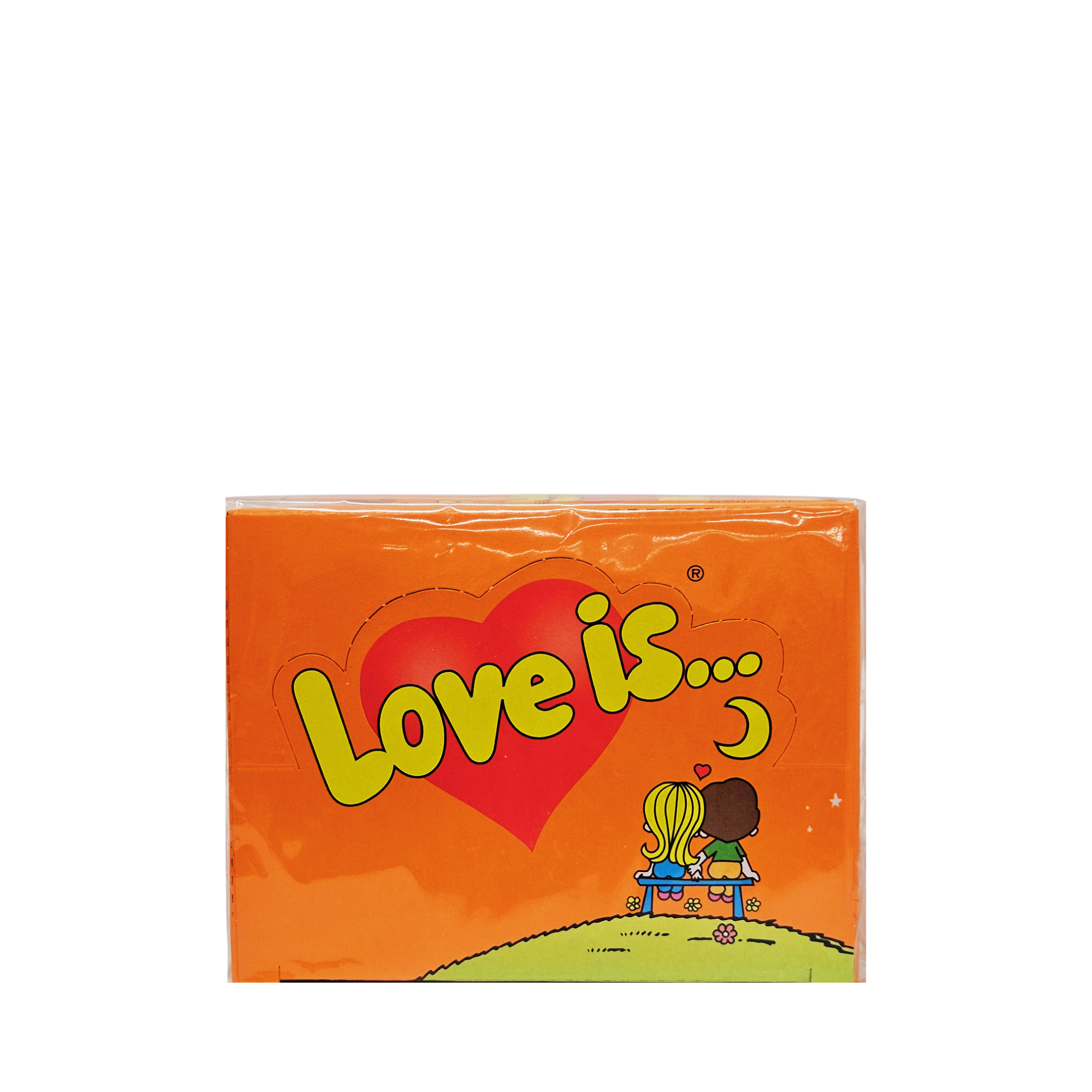 Love is... ananasų ir apelsinų skonio kramtomoji guma, 100 vnt
