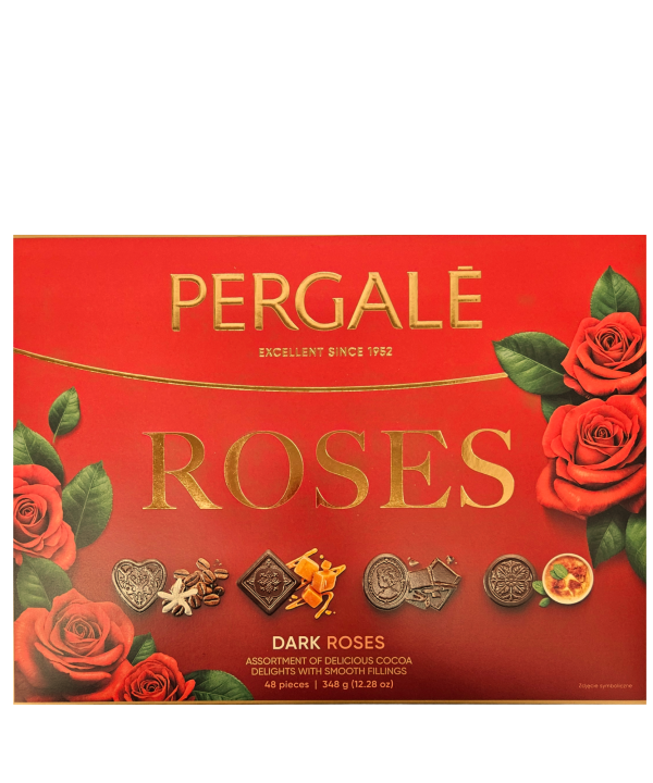 Pergalė ROSES Dark Roses šokoladinių saldainių rinkinys
