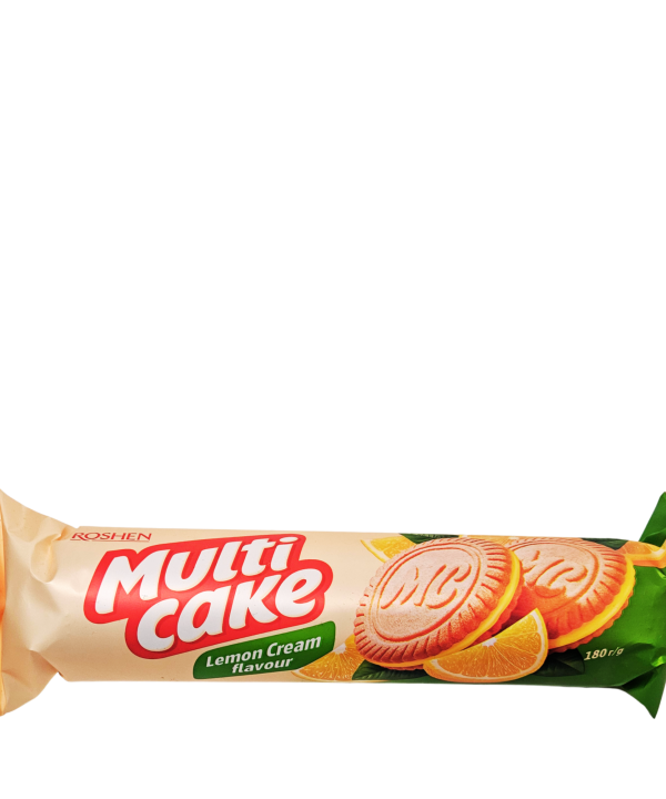 Multicake sausainis su citrinų skonio kremu