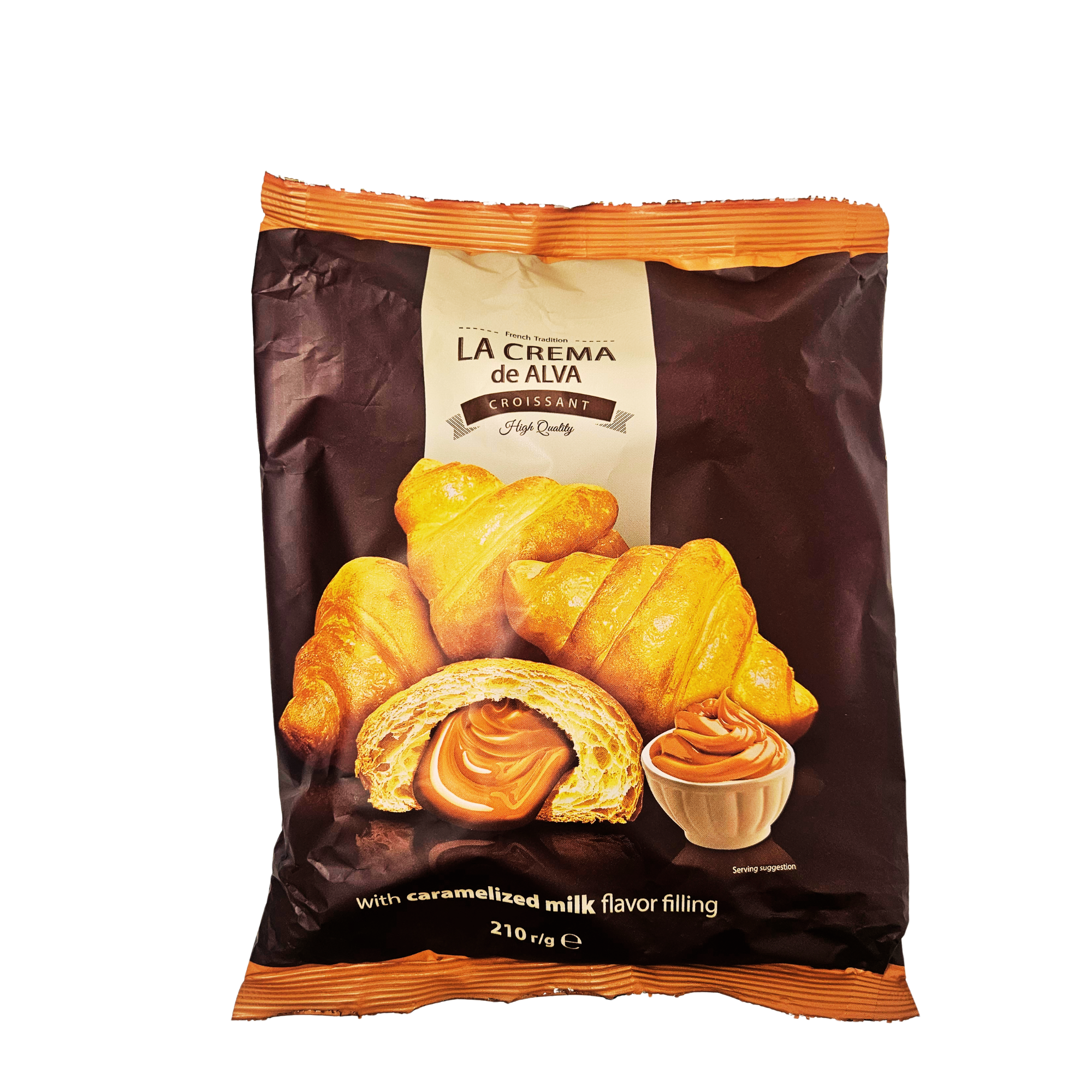 Kruasanas su karamelizuoto pieno įdaru 210 g