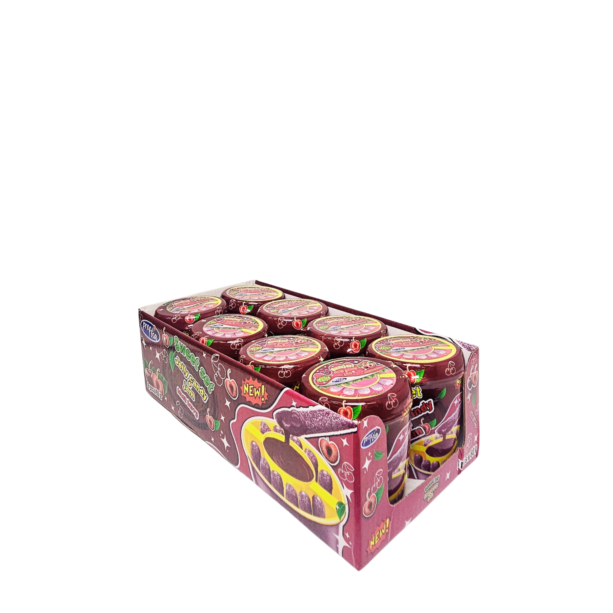 Sweet Set Jelly Candy + Jam Black Berry guminukai su gervuogių skonio žele