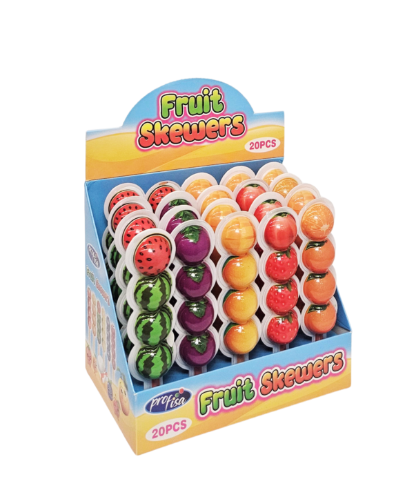 Fruit Skewers guminukai, 20 vnt