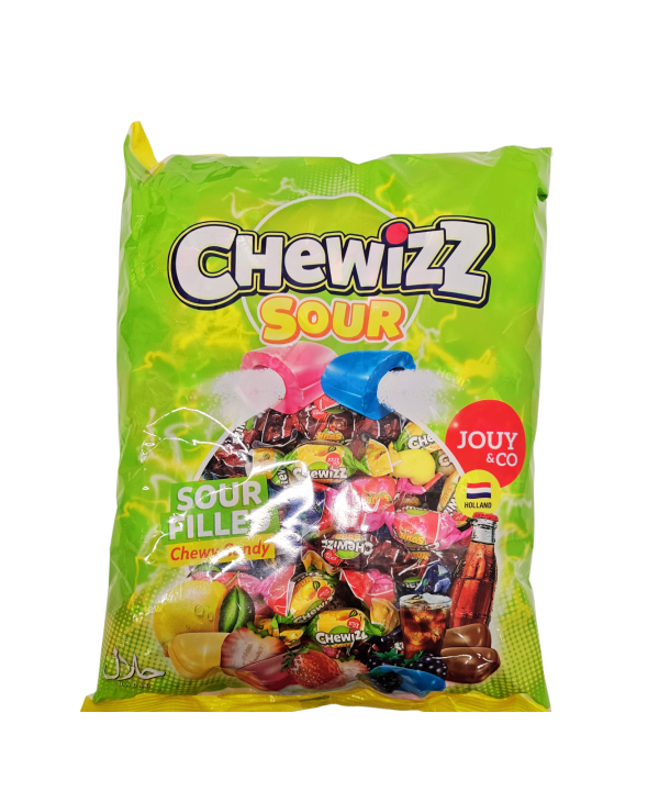 Chewizz Sour kramtomieji saldainiai su rūgščiu įdaru