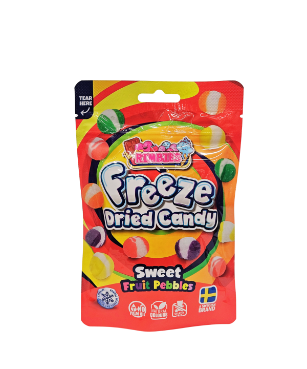Rimbies Freeze Dried Candy Sweet Fruit Pebbles – šalčiu džiovinti vaisiniai saldainiai