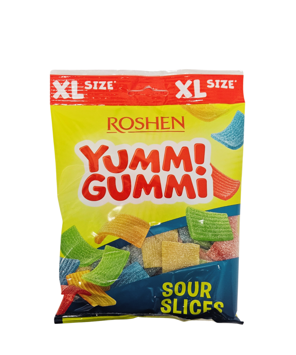 ROSHEN XXL Yummi Gummi Sour Slices rūgštūs guminukai - 1 vnt