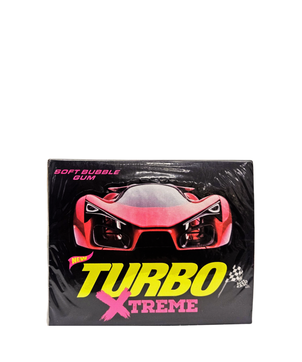 TURBO XTREME Soft Bubble Gum – Tutti Frutti skonio kramtomoji guma, 100 vnt