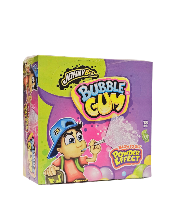 Johny Bee Bubble Gum Powder Effect – tutti-frutti skonio kramtomoji guma