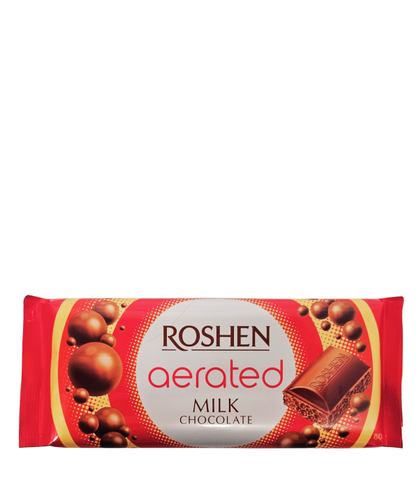 Roshen Aerated Milk Chocolate – akytasis pieninis šokoladas