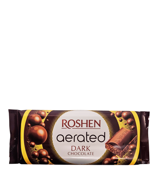 Roshen Aerated Extra Dark – akytasis juodasis šokoladas