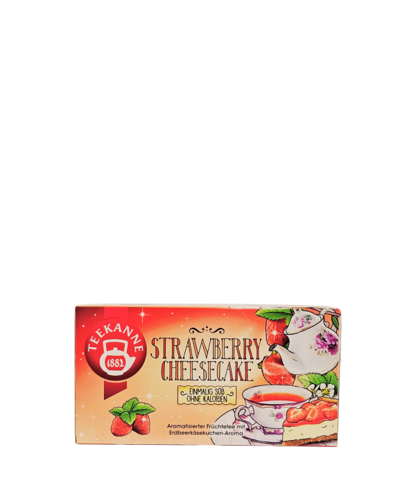 Teekanne Strawberry Cheesecake – vaisinė arbata su braškių sūrio pyrago skoniu