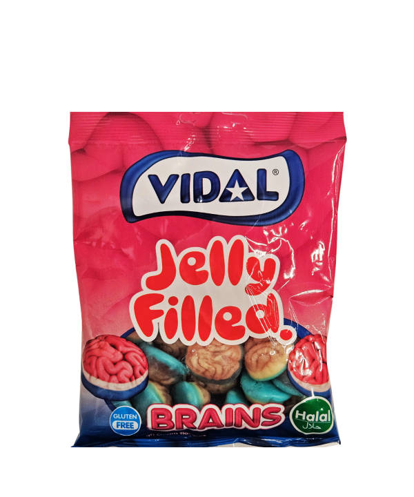 Vidal Jelly Filled Brains įdaryti smegenų formos guminukai