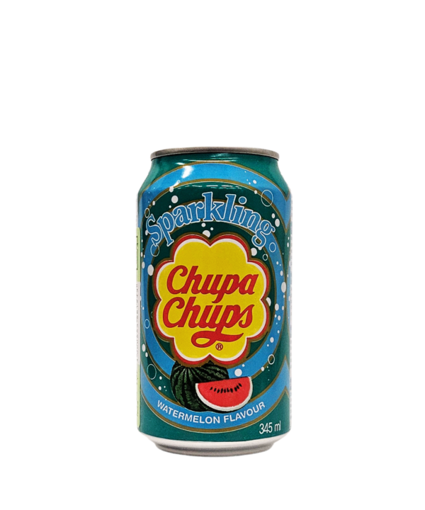 Chupa Chups Sparkling Watermelon arbūzų skonio gazuotas gaivusis gėrimas, 345 ml