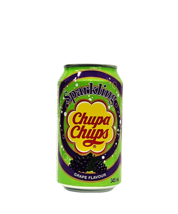 Chupa Chups Sparkling Grape vynuogių skonio gazuotas gaivusis gėrimas, 345 ml