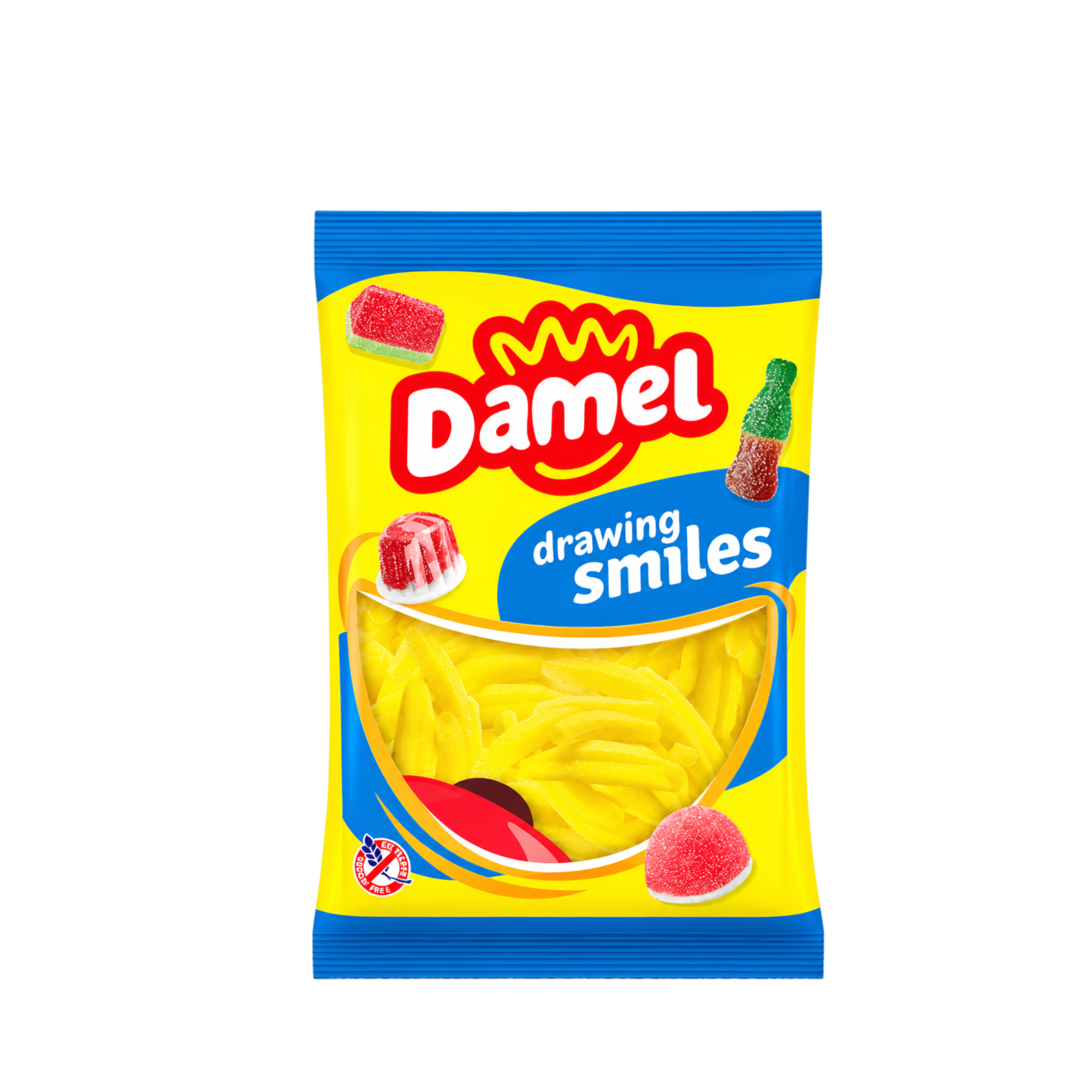 DAMEL Drawing Smiles – bananų formos guminukai