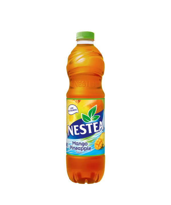 Nestea mangų ir ananasų skonio negazuotas gėrimas su juodosios arbatos ekstraktu