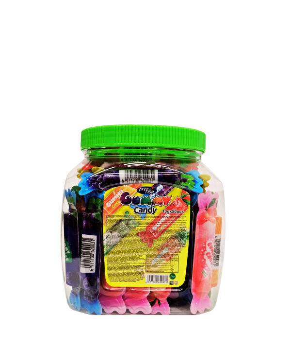 Gummy Candy – vaisių skonio guminukai, 50 vnt