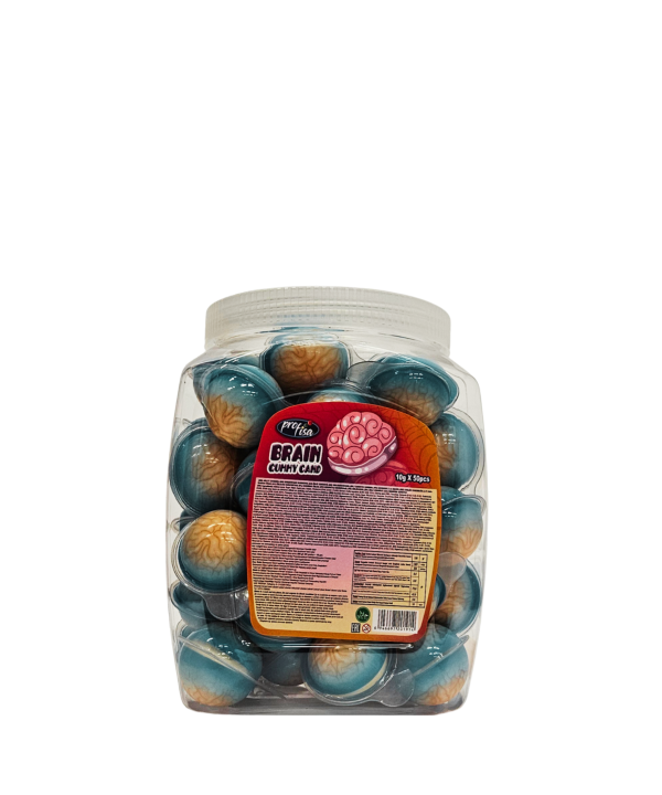 Brain Gummy Candy – smegenų formos guminukai, 50vnt